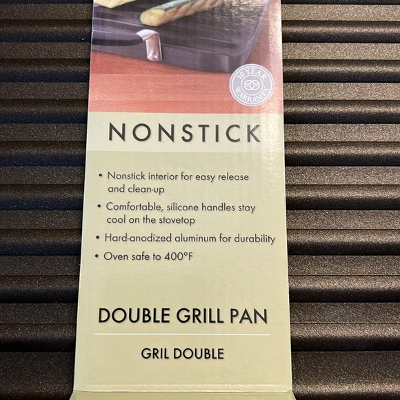 Calphalon Double Grill Pan Griddle - Picture 2 of 5